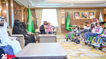 أمير جازان يتابع جهود دعم الأطفال ذوي الإعاقة بمركز الجمعية بالمنطقة